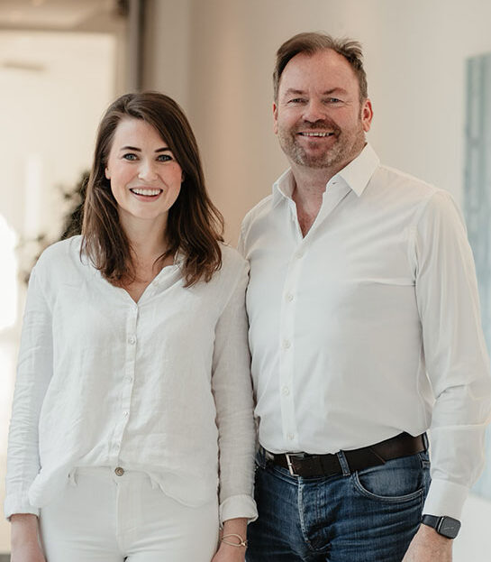 Dr. Anna Rage und Gudbjartur Holm – Geschäftsführung der Zahnarztpraxis MVZ Rage-Holm in Bocholt